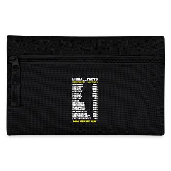 Sternzeichen Waage - Federtasche - Schwarz - Vorne