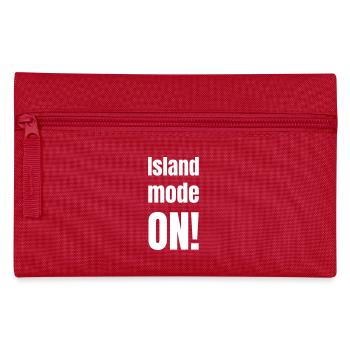 Island mode on! - Pencil Case - red - Front