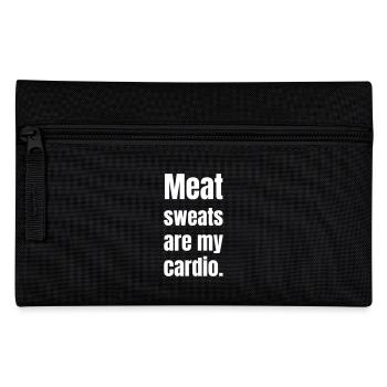 Grillen ist Sport - Federtasche - Schwarz - Vorne