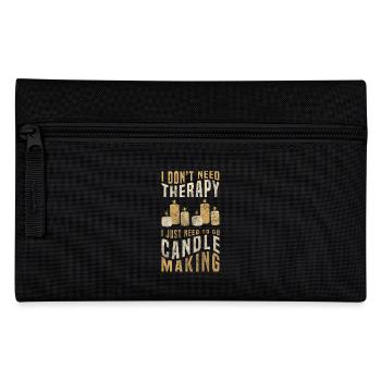 Kerze Dekoration Romantisch Leidenschaft - Federtasche - Schwarz - Vorne