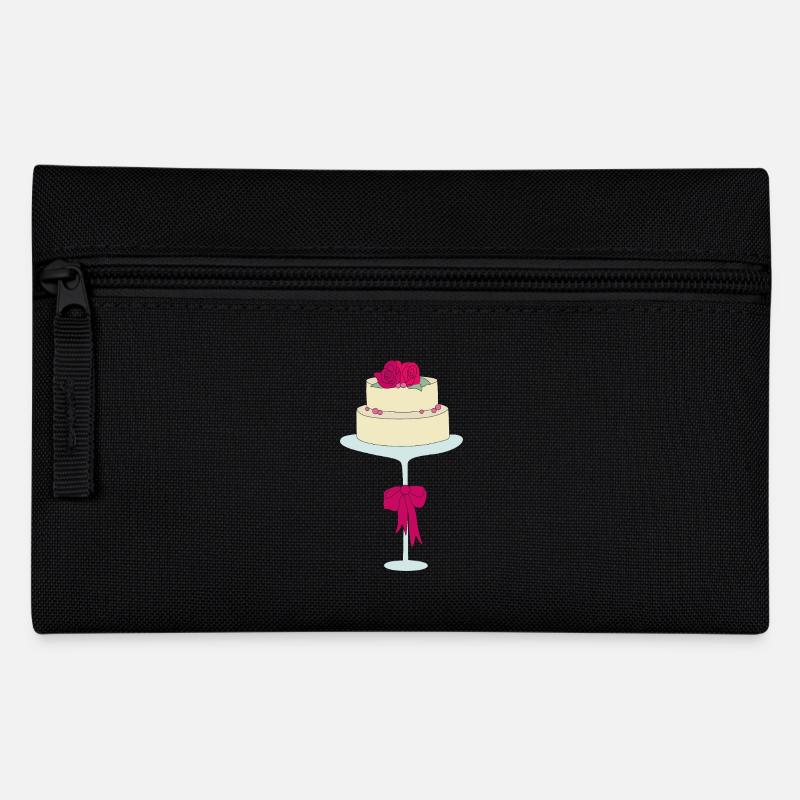 Kuchen Etagere - Federtasche - Schwarz