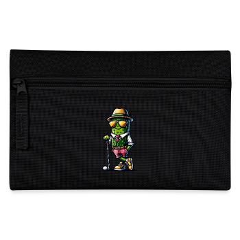 Graphique amusant de concombre de golf pour tout le monde - Trousse - noir - Devant