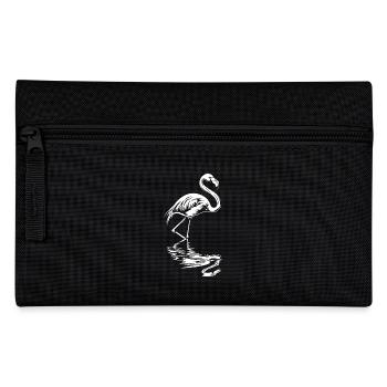 Flamingo Refelction Summer Beach Sun Tropical - Pencil Case - black - Front