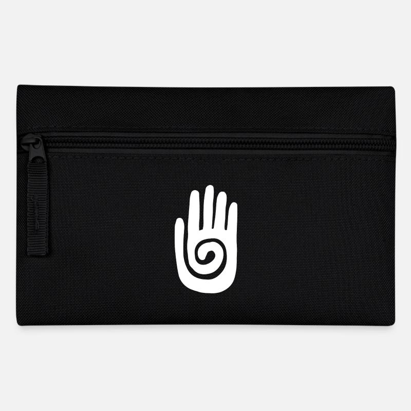 Chaman - Main de Guérison & Symbole de Protection - Blanc - Trousse - noir