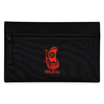 Red Viking Ship - Pencil Case - black - Front