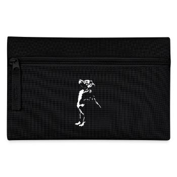 Nova Scotia Duck Tolling Retriever Silhouette Dog - Pencil Case - black - Front