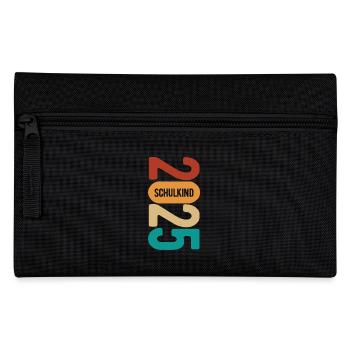 Schulkind 2025 - Erste Klasse - Einschulung - Federtasche - Schwarz - Vorne