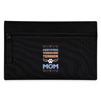 Certified Yorkie Mama - Pencil Case - black - Front