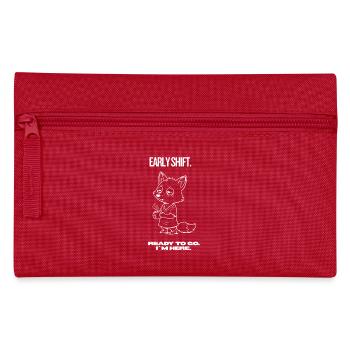 Chemise Fox du Matinal – Prête à partir. Je suis là - Trousse - rouge - Devant