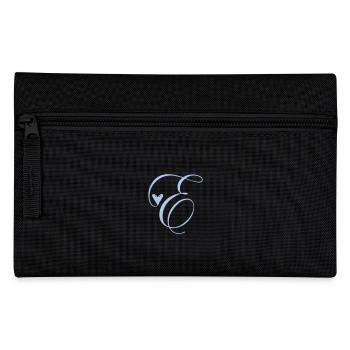 Monogram E Heart Vine - Pencil Case - black - Front