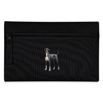 Great Dane Hund - Federtasche - Schwarz - Vorne