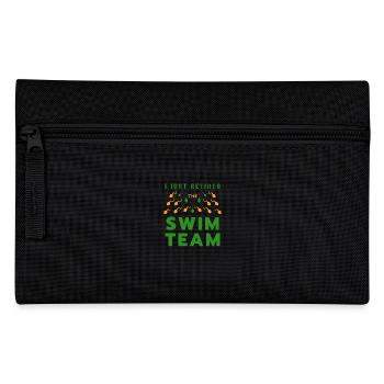 Funny I Just Retired The Swim Team Post Vasectomy - Pencil Case - black - Front