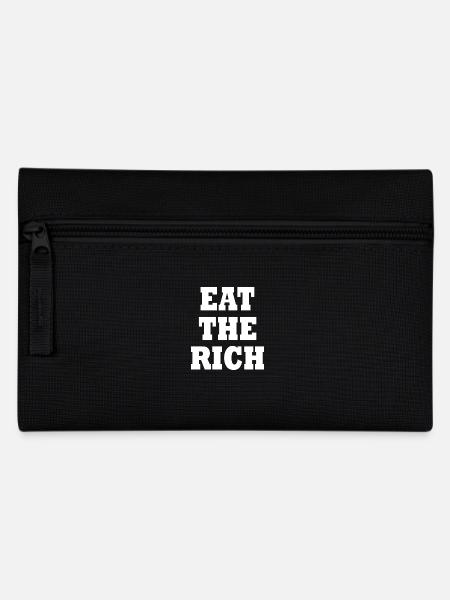 Eat the rich - Federtasche - Schwarz