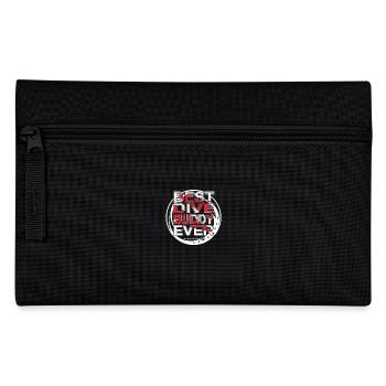 Bester Tauchbuddy für immer, Tauchen, Aquaholic - Federtasche - Schwarz - Vorne