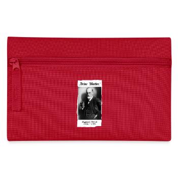 Sigmund Freud - "Deine Mutter." - Federtasche - Rot - Vorne