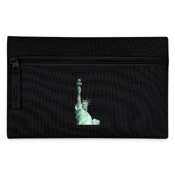 Statue of Liberty Illustration - Pencil Case - black - Front