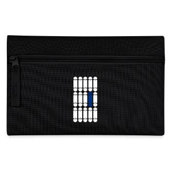 OneBoardBlue/White - Federtasche - Schwarz - Vorne