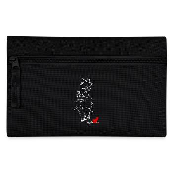 CAT LONG HAIR - Federtasche - Schwarz - Vorne