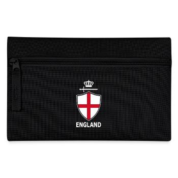 England coat of arms with sword and crown - Pencil Case - black - Front