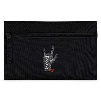 ILY-Sign - weiß - Federtasche - Schwarz - Vorne