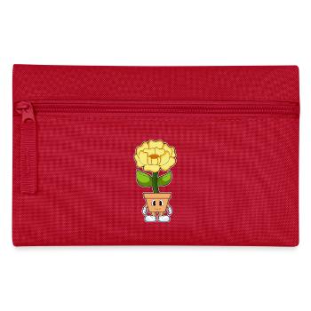 Lustige Pfingstrose - Federtasche - Rot - Vorne