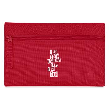 I was social distancing - Pencil Case - red - Front