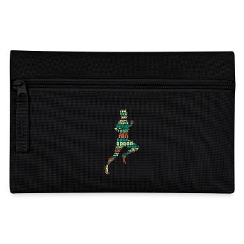 Running Rush run Pace Speed Marathon Runner gifts - Federtasche - Schwarz - Vorne