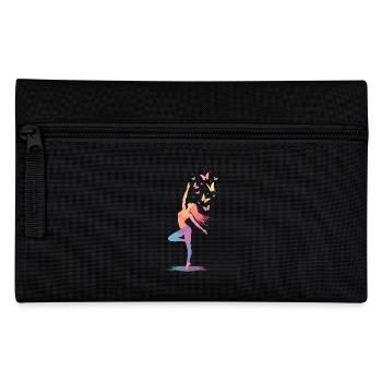 Gymnastik Geschenk - Mädchen & Kinder - Federtasche - Schwarz - Vorne