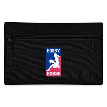 Hobby Horse - Hobby Horse - Riding - Gift - Pencil Case - black - Front
