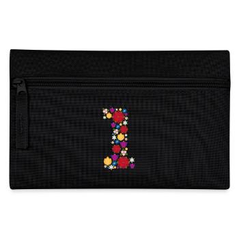 Fleurs 1 - Trousse - noir - Devant