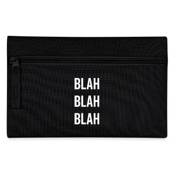 Blah Blah Blah - Federtasche - Schwarz - Vorne