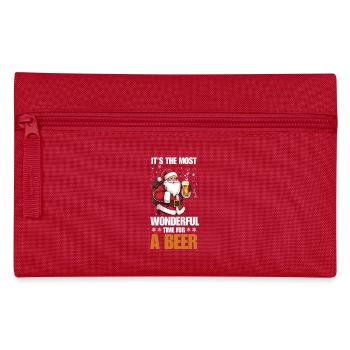 Noël, le meilleur moment pour la bière Xmax Santa - Trousse - rouge - Devant