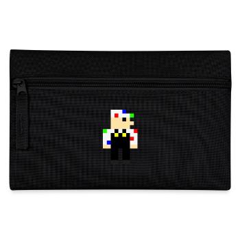 Pixel Clown – Retro Bunt - Federtasche - Schwarz - Vorne