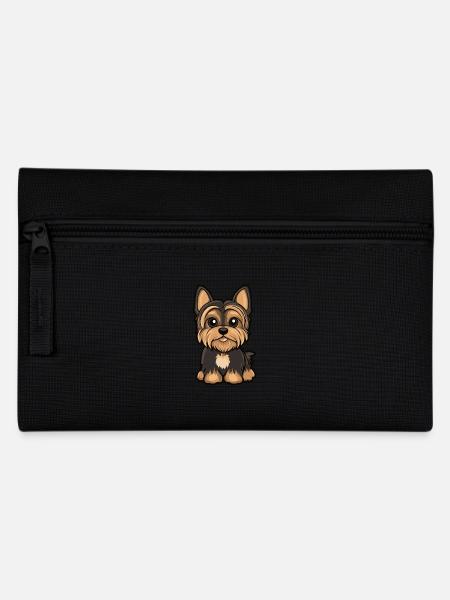 Yorkshire Terrier Chien Mignon - Trousse - noir