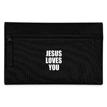 Jesus loves you - Trousse - noir - Devant
