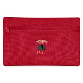 My Favorite Saxophone Player Calls Me Dad Father - Pencil Case - red - Front