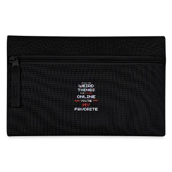 Unique Connection Apparel For Online Couples - Pencil Case - black - Front