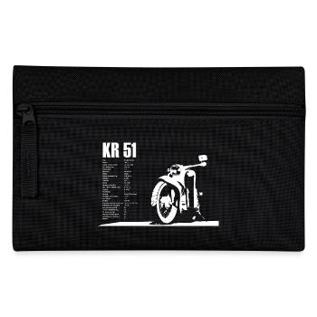 Simson Schwalbe Kr-51 - Federtasche - Schwarz - Vorne