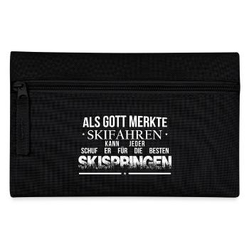 Skispringen - Federtasche - Schwarz - Vorne