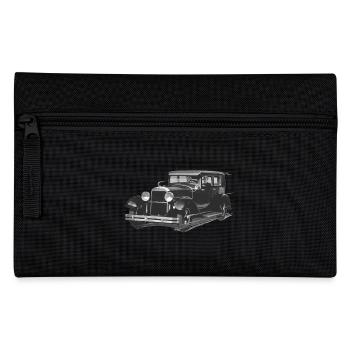 Vintage Auto - Federtasche - Schwarz - Vorne