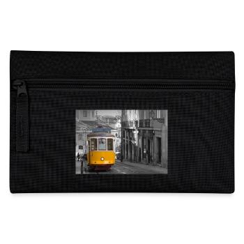 Lisbon Tram - Pencil Case - black - Front