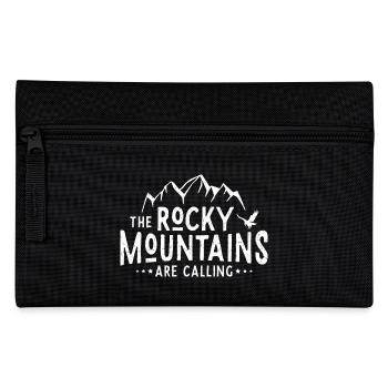 Rocky Mountains Calling - Federtasche - Schwarz - Vorne