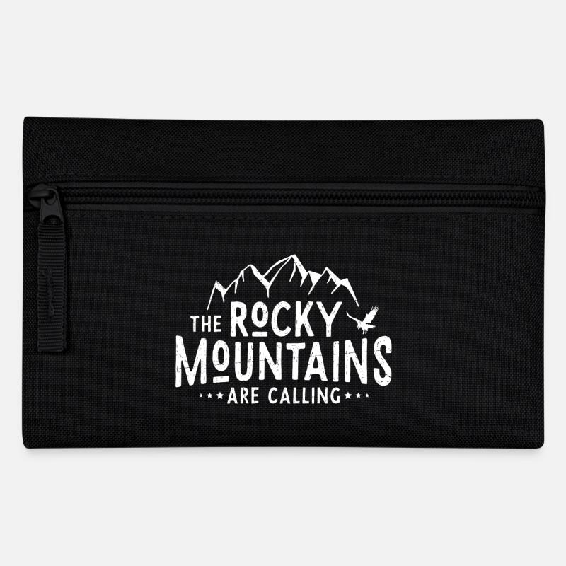 Rocky Mountains Calling - Federtasche - Schwarz