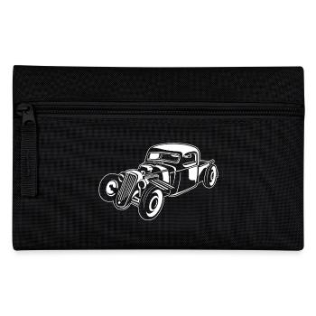 Hot Rod / Rat Rod 08_weiß - Federtasche - Schwarz - Vorne