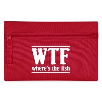 Where's The Fish - Pencil Case - red - Front