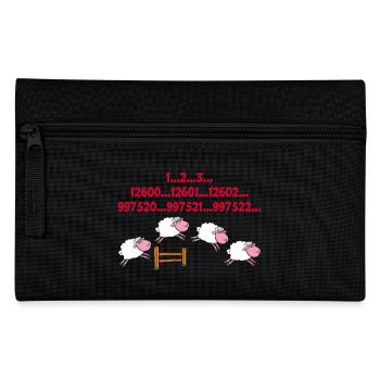 Compter les moutons - Trousse - noir - Devant