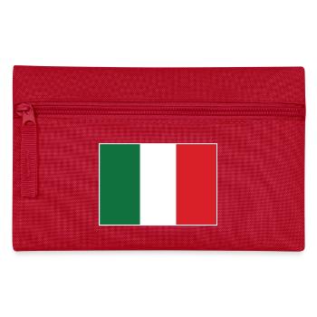 Italy Flag - Pencil Case - red - Front