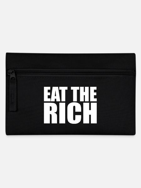 Eat the rich - Pencil Case - black