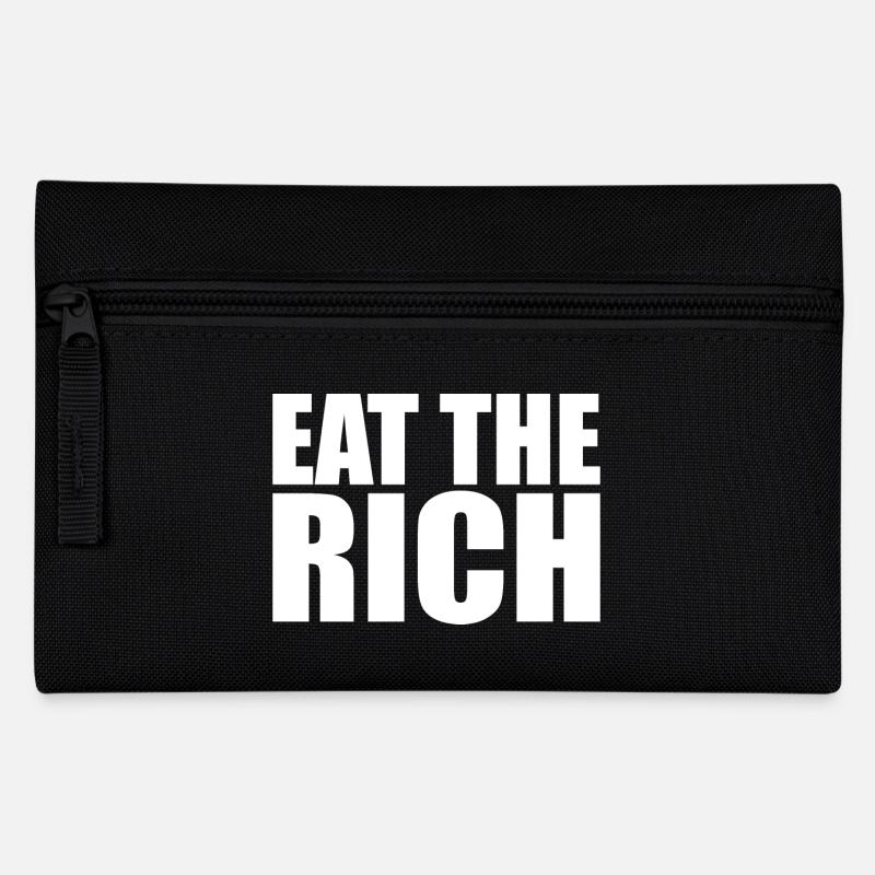 Eat the rich - Federtasche - Schwarz