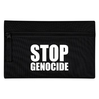 Stop genocide - Pencil Case - black - Front